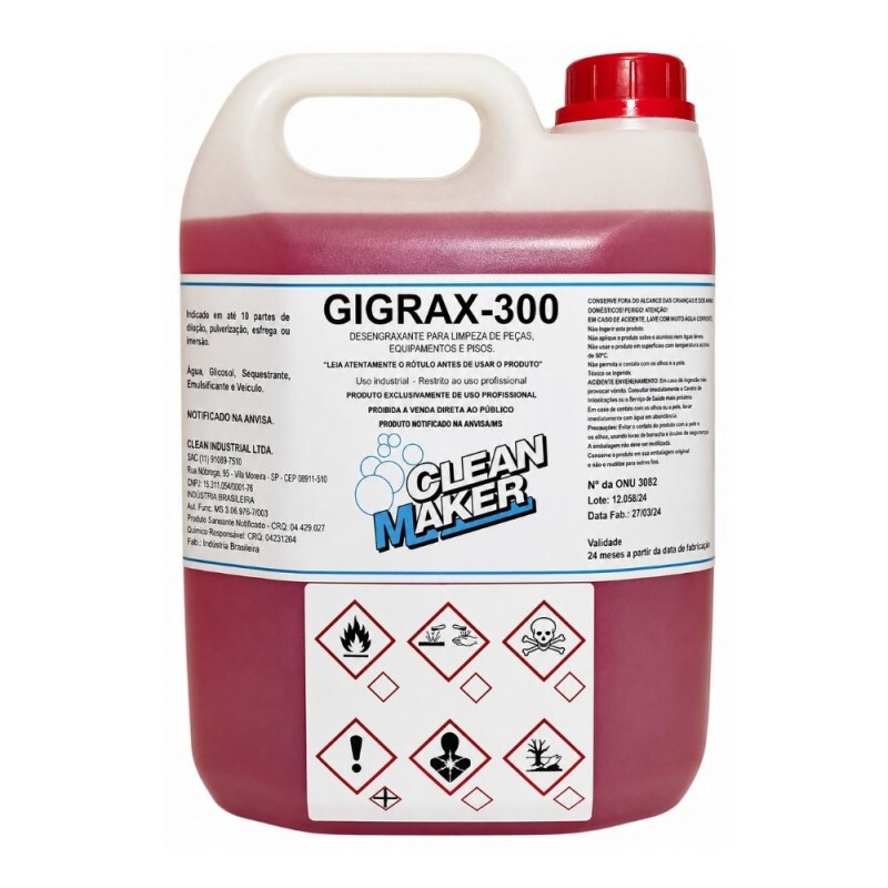 Desengraxante Gigrax® 300 – Bombona 20L Desengraxante Gigrax® 300 – Bombona 20L