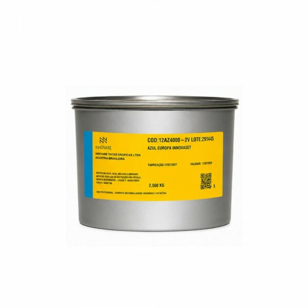 Tinta Offset Azul – Europa Innovaset® – Lata a Vácuo 2,5kg Tinta Offset Azul – Europa Innovaset® – Lata a Vácuo 2,5kg