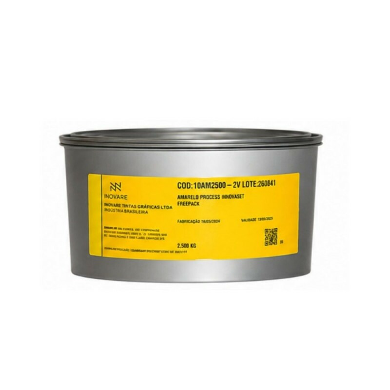 Tinta Offset Amarelo – Process Intense Freepack® – Lata a Vácuo 2,5kg Tinta Offset Amarelo – Process Intense Freepack® – Lata a Vácuo 2,5kg