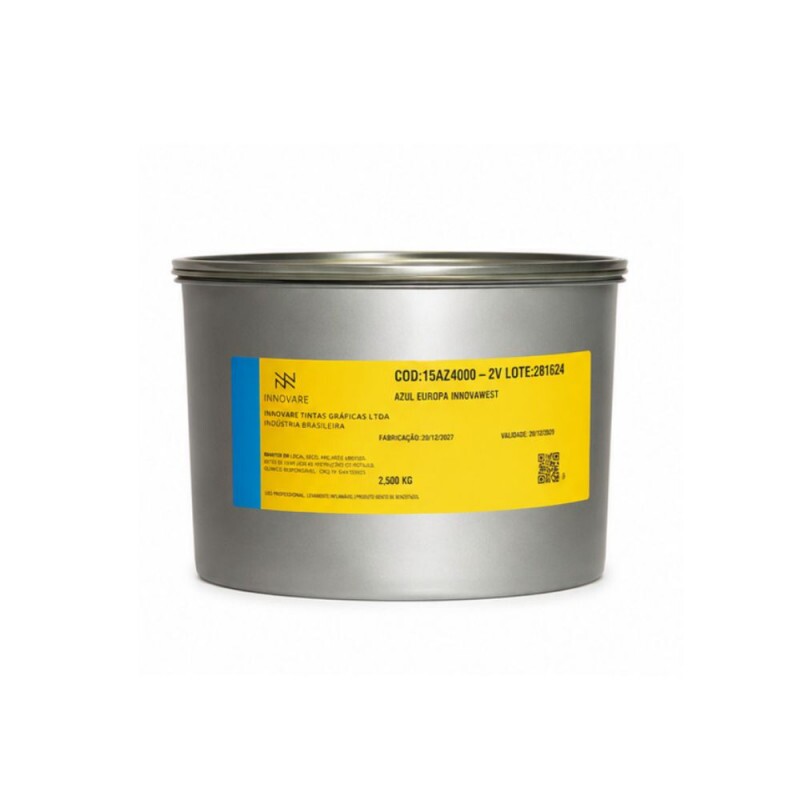 Tinta Offset Azul – Europa Innovawest® – Lata a Vácuo 2,5kg Tinta Offset Azul – Europa Innovawest® – Lata a Vácuo 2,5kg