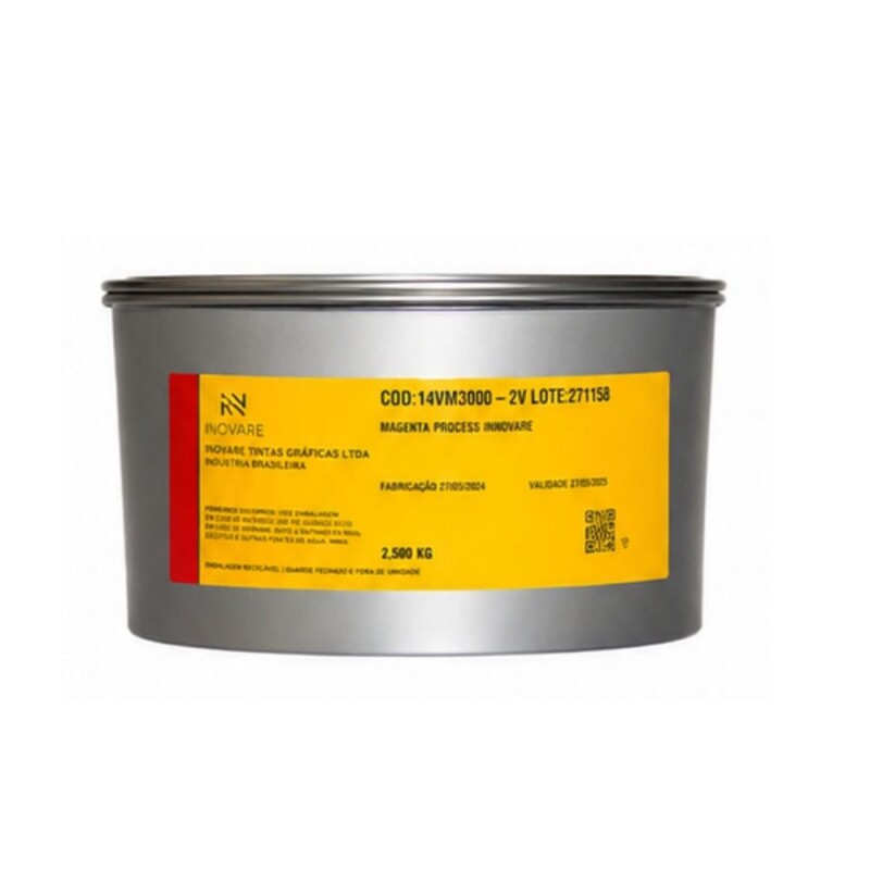 Tinta Offset Magenta – Process Innovabio® – Lata a Vácuo 2,5kg Tinta Offset Magenta – Process Innovabio® – Lata a Vácuo 2,5kg